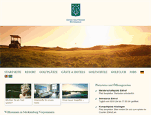 Tablet Screenshot of golf-resort-wittenbeck.de
